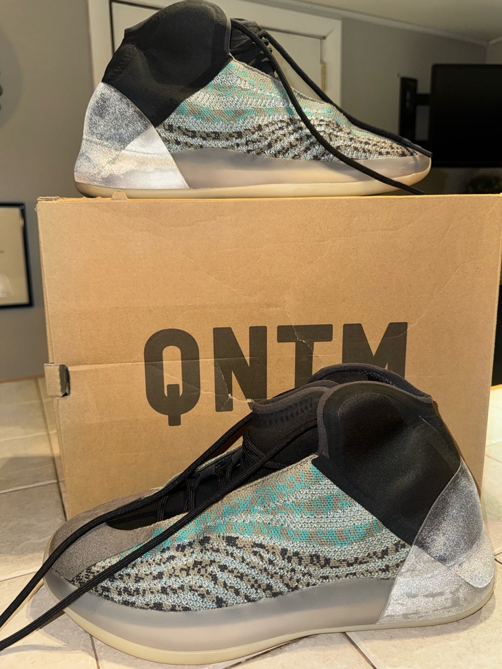 (Preowned) Adidas Yeezy QNTM Ophani Size US 12 - Picture 1 of 16